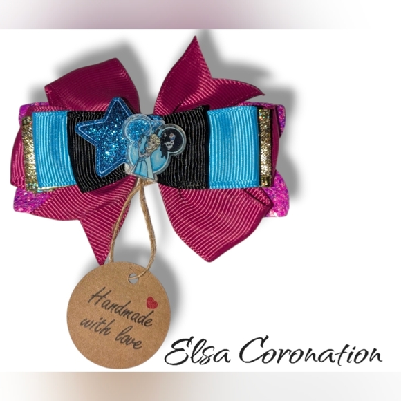 Frozen Inspired Hairbows Set (5pc) - Picture 4 of 5